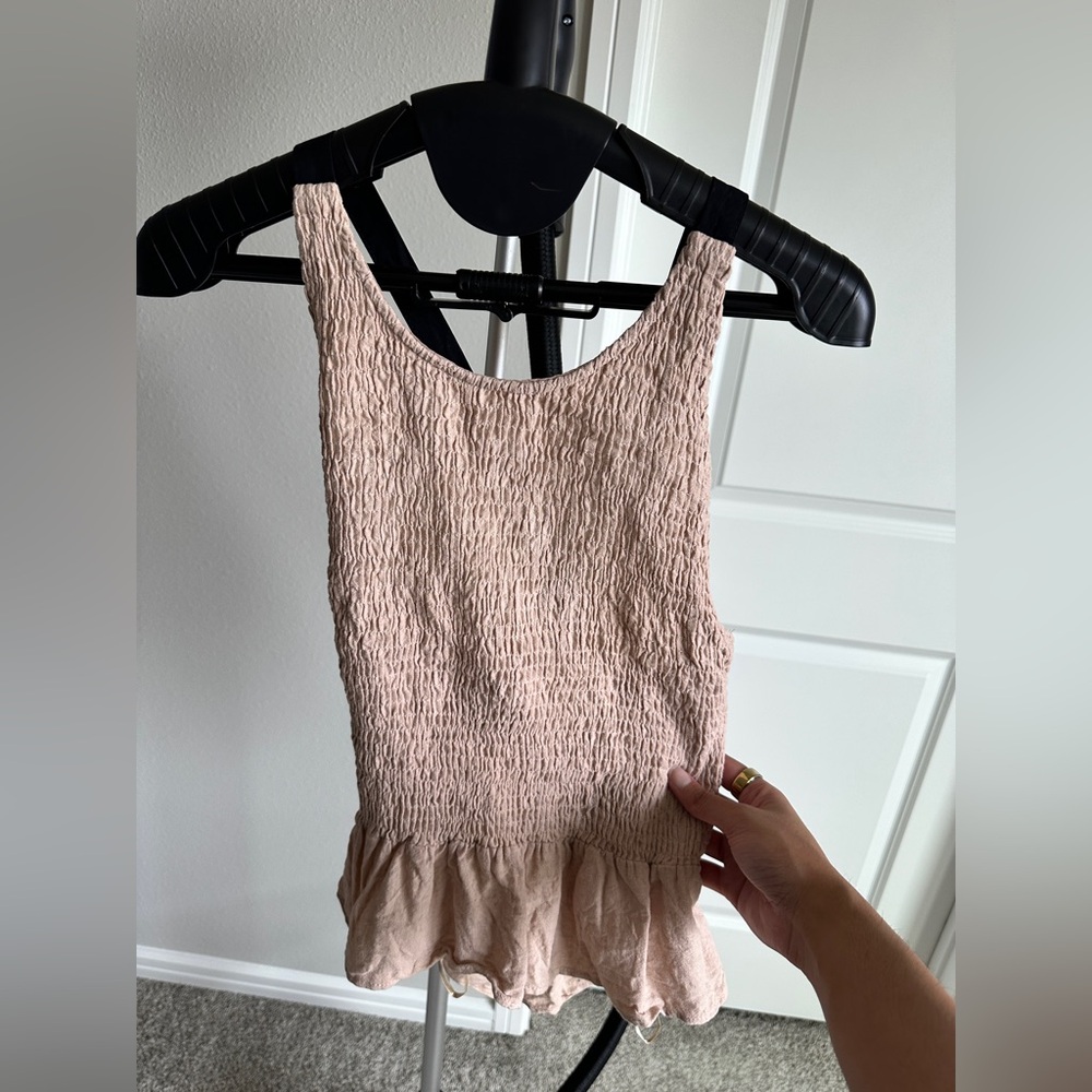 Zara open back tank